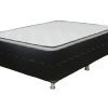 Conjunto Sommier 1 Plaza Espuma Densidad 60 Con Eurotop 80 X 185 X 25