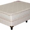 Conjunto Sommier Resorte 2 Plazas Deseos Doble Pillow
