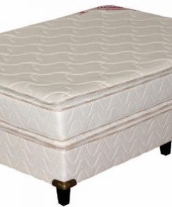 Conjunto Sommier Resorte 2 Plazas Deseos Doble Pillow