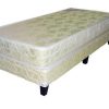 Conjunto Sommier 1 Plaza  Espuma 80 x 185 x 15 liso