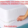 Funda de Colchon 1 Plaza Con Cierre Deseos