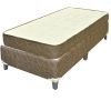 Conjunto Sommier 1 Plaza Espuma  80 X 185 X 15 Bandas Capitoneadas
