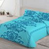 Acolchado 2 plazas sommier Cotton Flor