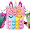 Carteras Pop It Unicornio