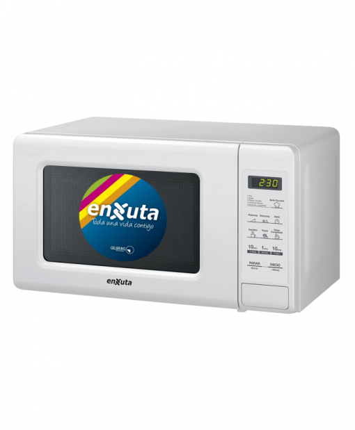 Microondas 23 Lts Digital c/Grill ENXUTA MOENX323DGB Blanco