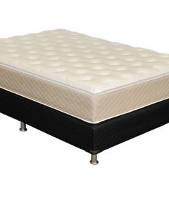 Conjunto Sommier Espuma 2 plazas Densidad 30 con Pillow de Espuma Soft