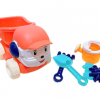 Juego de playa perro con rueditas con 5 accesorios