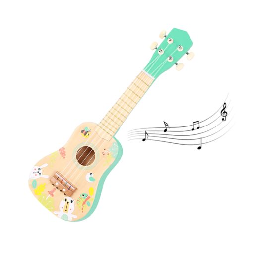 Guitarra de Madera de Juguete Ukulele - Imagen 3