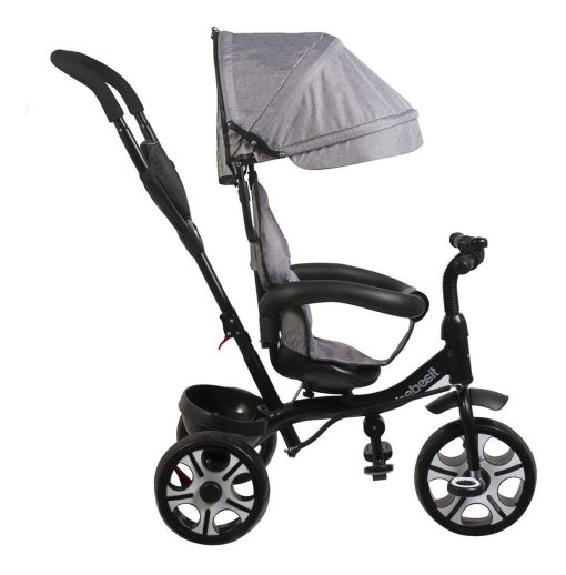 TRICICLO BEBESIT GIRATORIO 360 GRADOS GRIS - Imagen 3