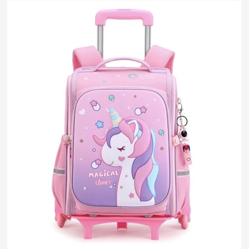 Mochila con Carrito y ruedas Unicornio - Imagen 2