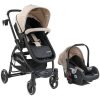 Coche Alfa Bebesit Beige Travel System