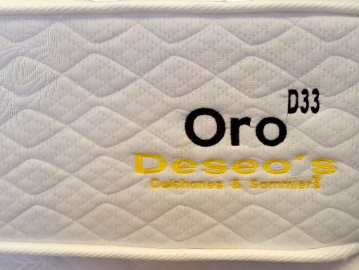 Conjunto Sommier Espuma Ortopedico Densidad 33 Linea Oro - Imagen 3