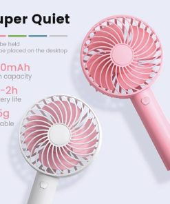 VENTILADOR DE MANO CON BASE