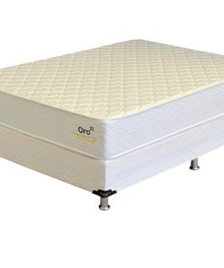 Conjunto Sommier Espuma Ortopedico Densidad 33 Linea Oro