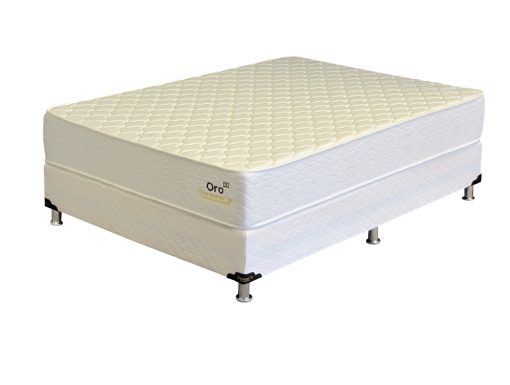 Conjunto Sommier Espuma Ortopedico Densidad 33 Linea Oro