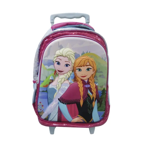 Mochila Infantil 3D Frozen Disney con Carro 40 x 30 cm