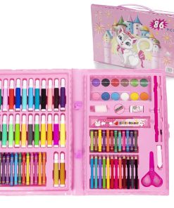 Kit Set Escolar Arte Rosa 86 piezas
