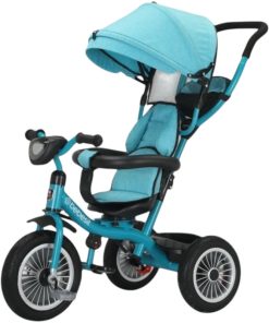 Triciclo 360 Asiento GIratorio Bebesit Celeste