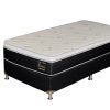 Conjunto Sommier 1 plaza Resorte Pocket 78 X 188 X 27