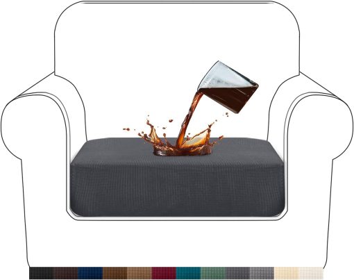Cubre Sofa Impermeable 1 Cuerpo Capitoneado Beige - Imagen 2