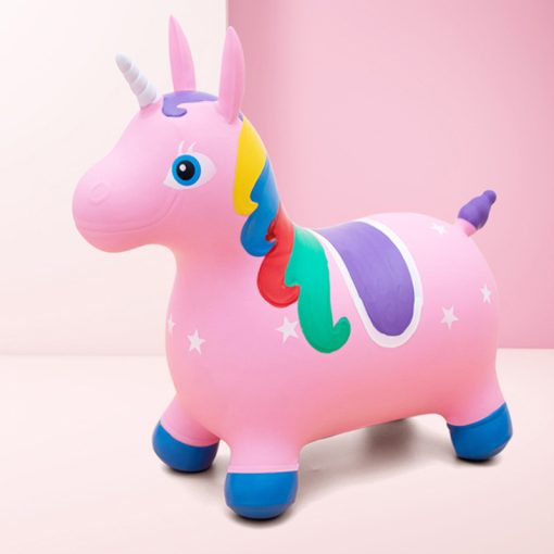 Unicornio Burrito Saltarín Rosa