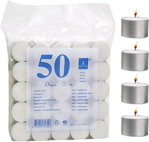 Pack Velas 50 Unidades