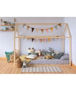 Cama Casita Montesori Madera