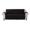 Cubre Sofa Impermeable 2 Cuerpos Capitoneado Negro