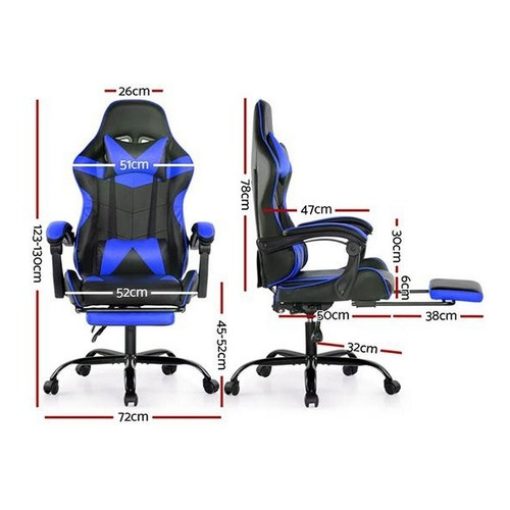 Silla Gamer Azul - Imagen 4