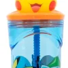Vaso Alto con Tapa Pockemon 360 ml