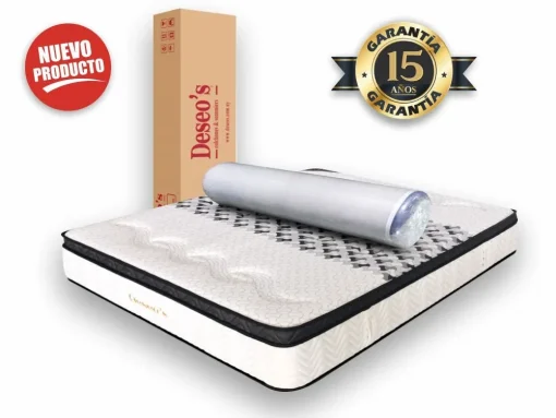 Colchon Resorte Pocket 140 x 190 x 34