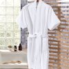 Bata de Baño Talle G Color Blanco 100% Algodon