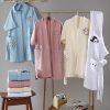 Bata de Baño Infantil  Talle G  Color Blanco con Capucha