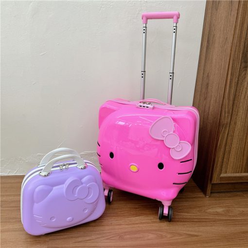 Set de Dos Valijas Infantiles Rosa