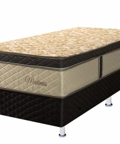 Conjunto Sommier Resortes Pocket 1 Plaza Máximus 