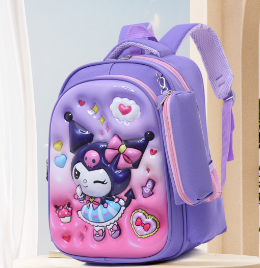 Mochila Escolar Kuromi 3D - Imagen 4