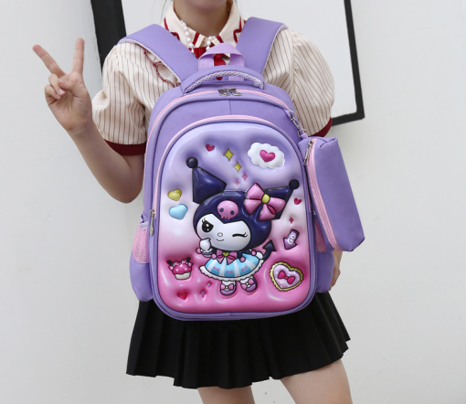 Mochila Escolar Kuromi 3D - Imagen 3