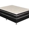 Conjunto Sommier Colchón D26 C/Eurotop espuma Altísima Densidad 45 138x188x29