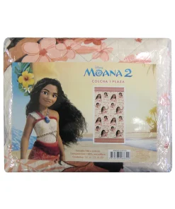 Colcha Infantil Moana 1 Plaza 100% Microfibra