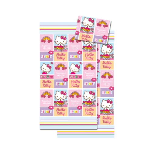 Juego Sábanas Infantil Hello Kitty 1 Plaza 100% Microfibra - Imagen 3