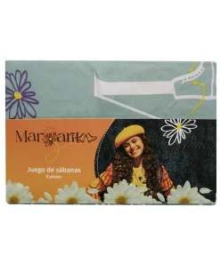 Juego Sábanas Infantil Margarita 1 Plaza 100% Microfibra