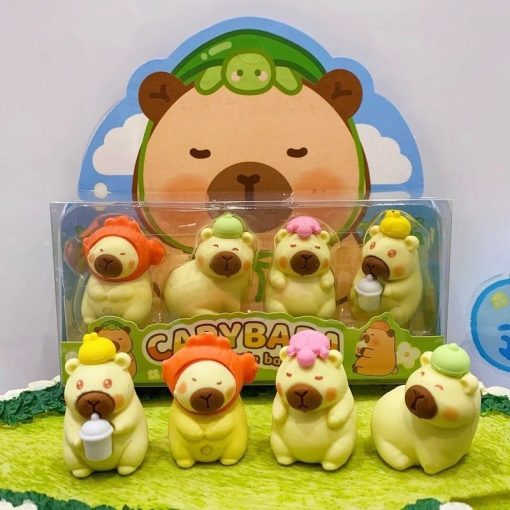 Set 4 gomas Capibara - Imagen 4