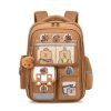 Mochila Escolar Capibara Impermeable Multiples Bolsillos y Capacidad