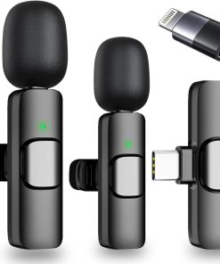 Set de 2 Microfonos inalambricos ideal para grabar contenido