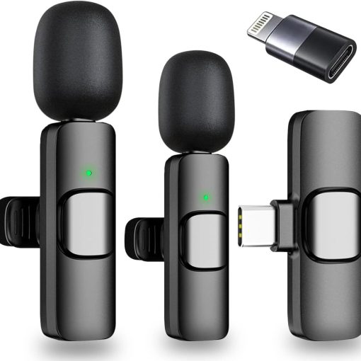 Set de 2 Microfonos inalambricos ideal para grabar contenido