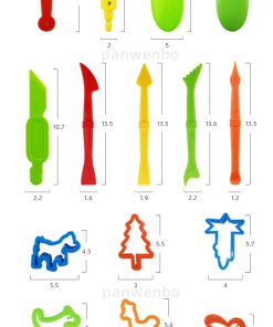 Alternative view of Juego de Moldes Escolares 26 Unidades