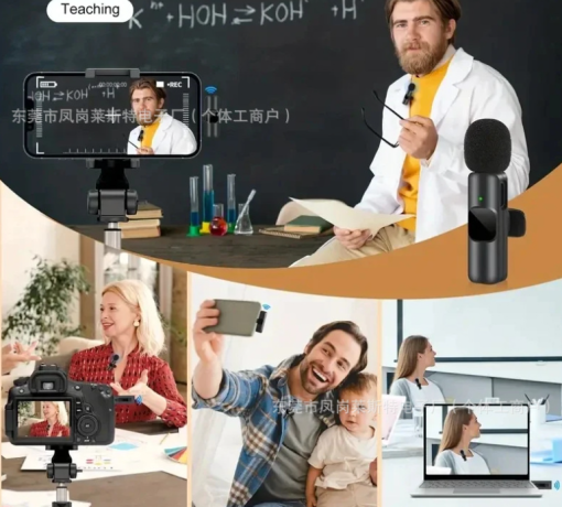 Set de 2 Microfonos inalambricos ideal para grabar contenido - Imagen 2