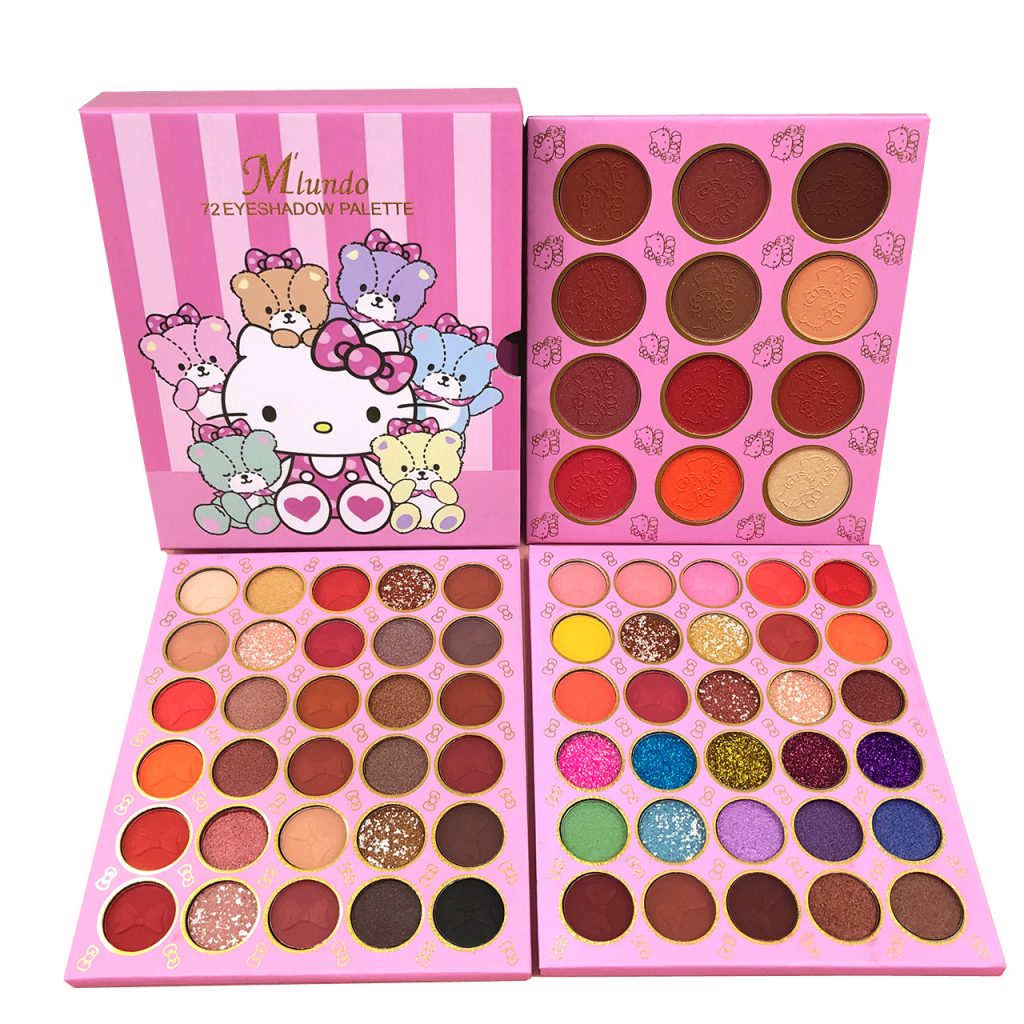 Set de Paleta y Sombras Kitty 72 Pcs - Imagen 3