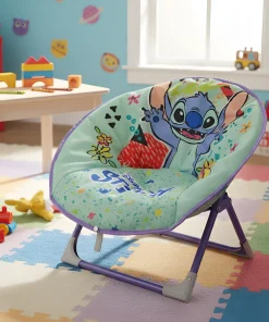 Silla Honguito Stitch Plegable con Broche Seguridad