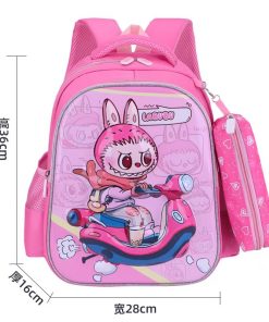 Alternative view of Mochila Labubu con Bolsillos 3 D